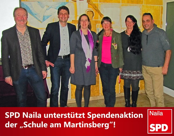 SPD Naila unterstützt die Spendenaktion der "Schule am Martinsberg"