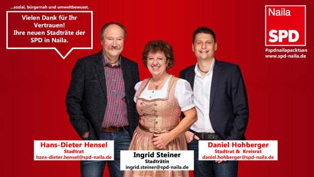 Die neuen SPD-Stadträte in Naila