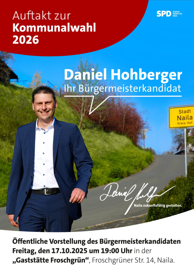 Vorstellung des Bürgermeisterkandidaten